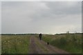 Track through South Field, Laxton in NG22 0NU