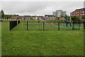 Children's play area north of Smith Road, Cardiff in CF14 5HD