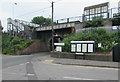 Information boards below Nailsea & Backwell railway station in BS48 3LE
