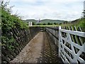 Gated footpath, Warcop Station in CA16 6PS