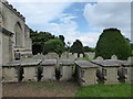 Tombs in Marholm Churchyard in PE6 7JA