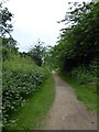 Path running parallel to the Nene Valley Railway in PE2 6FB