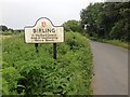 Birling Village Sign in ME19 5WJ