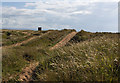 The Sefton Coastal Footpath runs along the edge of an MOD firing range in L38 8AF