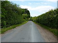 Lane into Eyton upon the Weald Moors in TF6 6ET