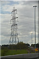 Glasgow City : Grassy Field & Pylon in G69 6BT
