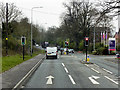 Warrington Road, Traffic Lights at Eden Grange in CW8 2FR
