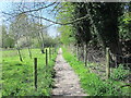 Footpath north of Turkey Brook in EN2 9HJ