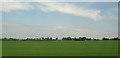 Wide open fields east of Goostrey, from the railway in CW4 8GP