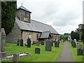 St Cynon church and churchyard, Tregynon in SY16 3EH
