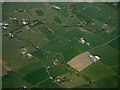 Farmland near Dunlop from the air in KA3 4BP