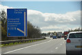 South Lanarkshire : The M74 Motorway in ML11 9RY