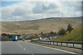South Lanarkshire : The M74 Motorway in ML12 6TW