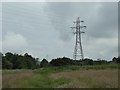Pylon beside M6 near Seabridge in ST5 3HT
