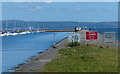 Eastern breakwater at Granton Harbour in EH5 3ED