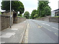 Bus stop and shelter on the B6346, Alnwick in NE66 1RW