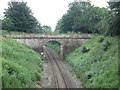 Bridge over the railway northeast of Great Ayton in TS9 6EH