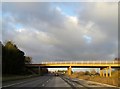 Boothferry  Road  bridge  crossing  over  M62  eastbound in DN14 6YN