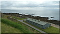 Industrial building near the shore, Helmsdale in KW8 6LG