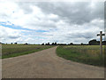 Buggs Hole Lane & entrance to Spring Farm & Kay's Farm in IP22 1JU