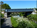Footbridge crossing the Union Canal in EH14 1JP
