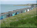 The beach huts at Tankerton in CT5 2AR