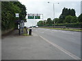 Bus stop and shelter on the A52 in NG9 3FQ