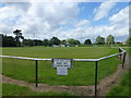 Railings around Pewsey football ground in SN9 5FA
