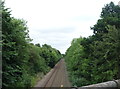 Railway towards Nottingham in NG8 2DG