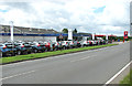 Petrol station and Volvo car dealership in Crimplesham