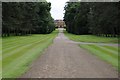 Driveway, Upton House in Ratley and Upton