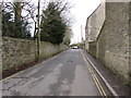 West along Cuckoo Row, Minchinhampton in GL6 9HL