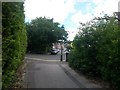 Westbourne: western end of footpath A01 in BH4 8HQ