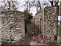 Kissing gate to a public footpath, Minchinhampton in GL6 9HL