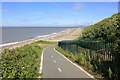 The Wales Coast Path approaching Llanddulas in LL22 8JJ