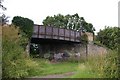 Soon to be dismantled railway bridge near Toft in CB23 2RL