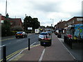 Stockport Road, Timperley, from near the Library in M23 9HB