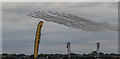 10 Red Arrows over Farnborough in GU14 6XA