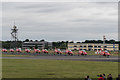 Red Arrows 5 at Farnborough Air Show 2016 in GU14 6XA