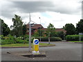One of many roundabouts, Warndon, Worcester in WR4 0HW
