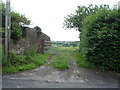Field entrance off Mellor Brow in BB2 7NR