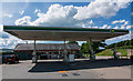 Petrol station east of Huntly on the A96 in AB54 6XL