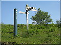 Miners Trail signpost in IV40 8PB