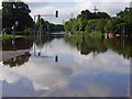 Flooded junction on the A329, Winnersh in RG6 7YA