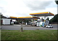 Service station off the A444 in DE12 8AN