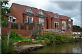 Modern housing overlooking the Coventry Canal by bridge No 20 in CV10 7PG