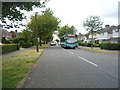Arriva bus on Hall Lane, Whitwick in LE67 5DX