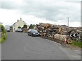 Timber yard at Laithes village in CA11 0AW