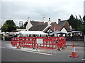Roadworks on Hill Top, Castle Donington in DE74 2LW