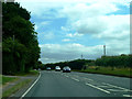 Approach to Deblins Green junction on A449 in WR2 4SY